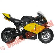 Minibikes en Minicrossers - Minibike Pocketbike polini replica zwart/geel - 2 takt - polini zwart geel